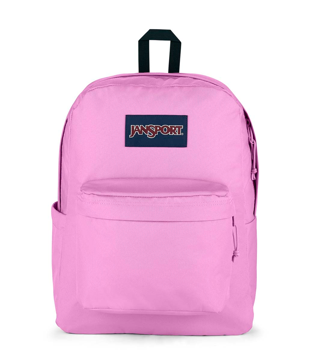 Purple jansport top bag