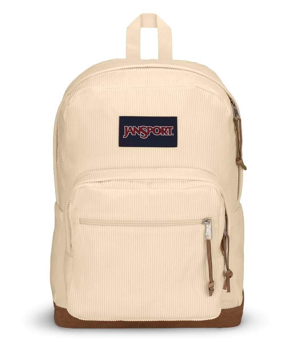 ◆jansport◆ Lightpack Expression Corduroy COCONUT JS0A4QVBG Right Pack Expression - Coconut Corduroy | JanSport Europe