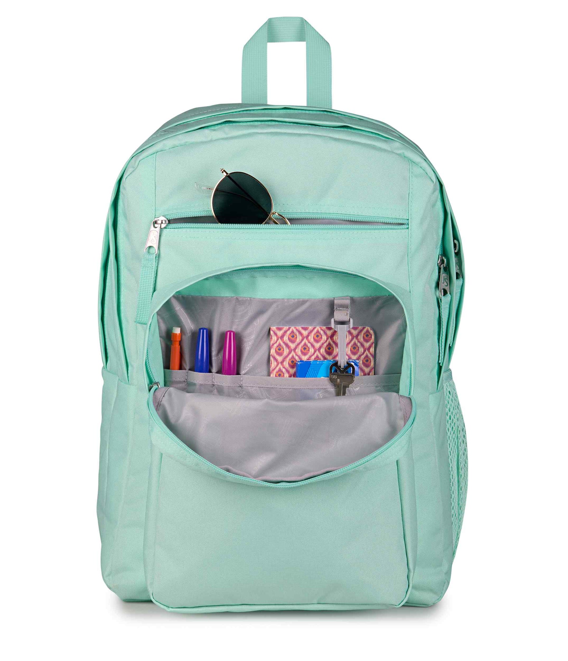 aqua dash jansport big student backpack Large Backpack, 15 Inch Laptop Compartment, Green, Einheitsgre, : Electronics The school day is packed with classes aqua dash spots jansport big