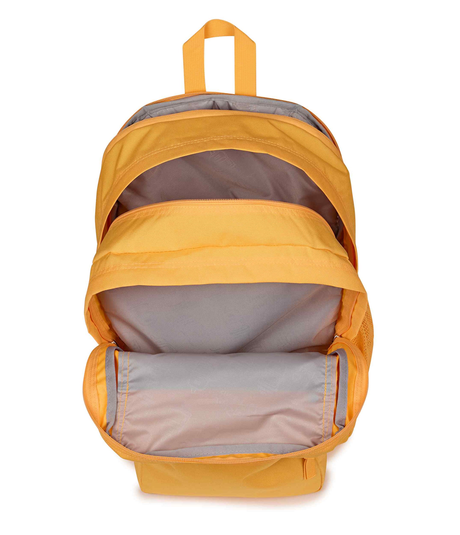 blue and orange jansport backpack Cross Town 17" x 12.5" x 6" - Simple Bag for Everyone with 1 Main Compartment, Front Utility Pocket - Premium Class Accessories - Peach Neon a dedicated laptop sleeve helps keep your electronics safe JanSport Cross Town Plus Laptop