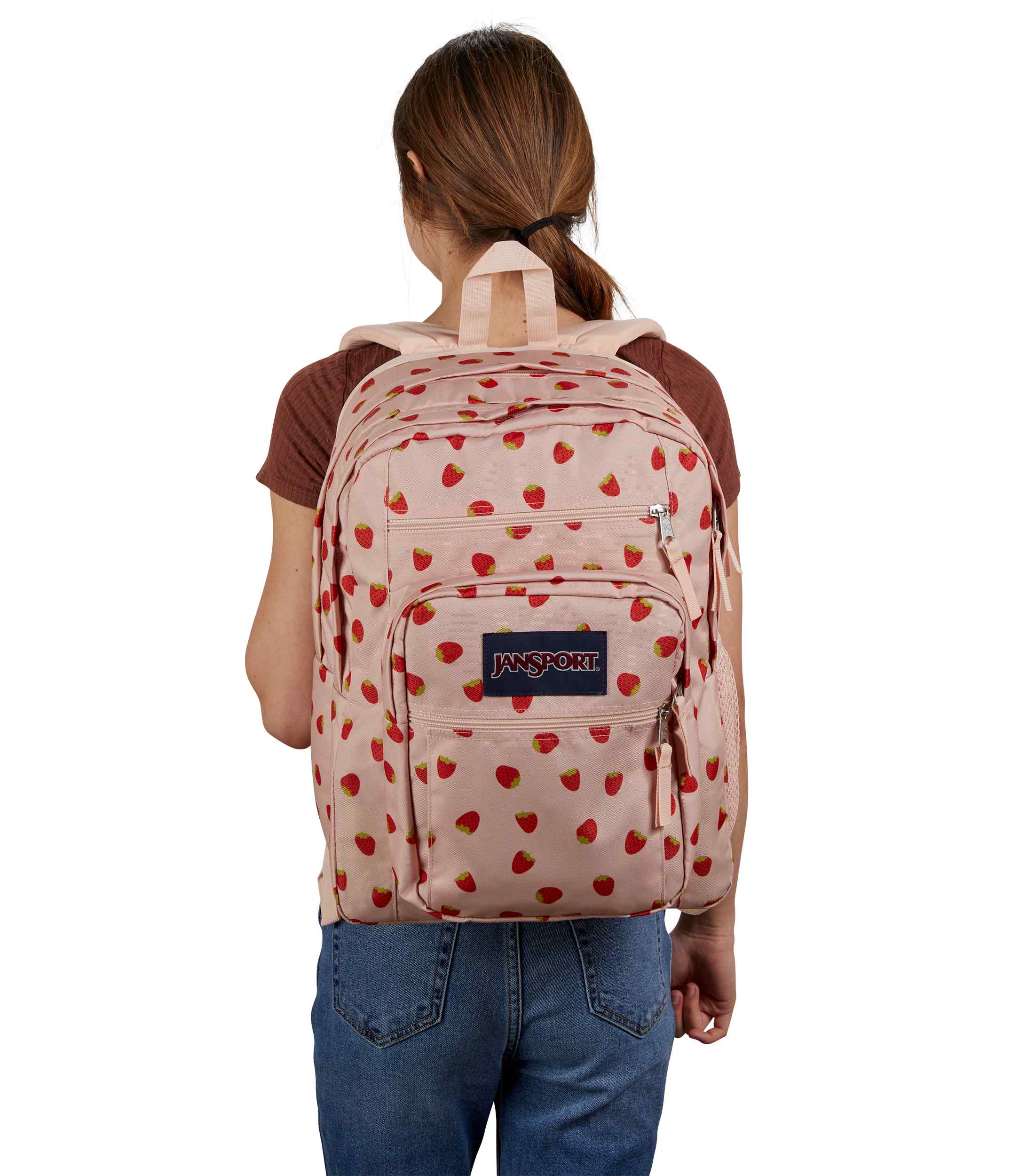 ハーバード大学の生協で購入したJanSportのフィールドジャケットです　ストロベリーサイズ Big Student - Strawb Shower | JanSport Europe – JanSport Europe EU