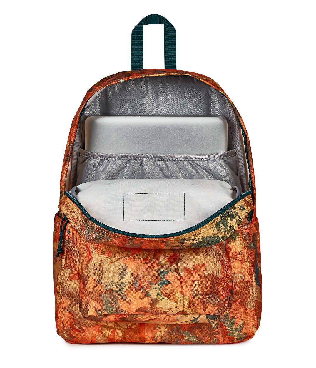 all orange jansport backpack Superbreak Plus - Bogcore Camo Orange