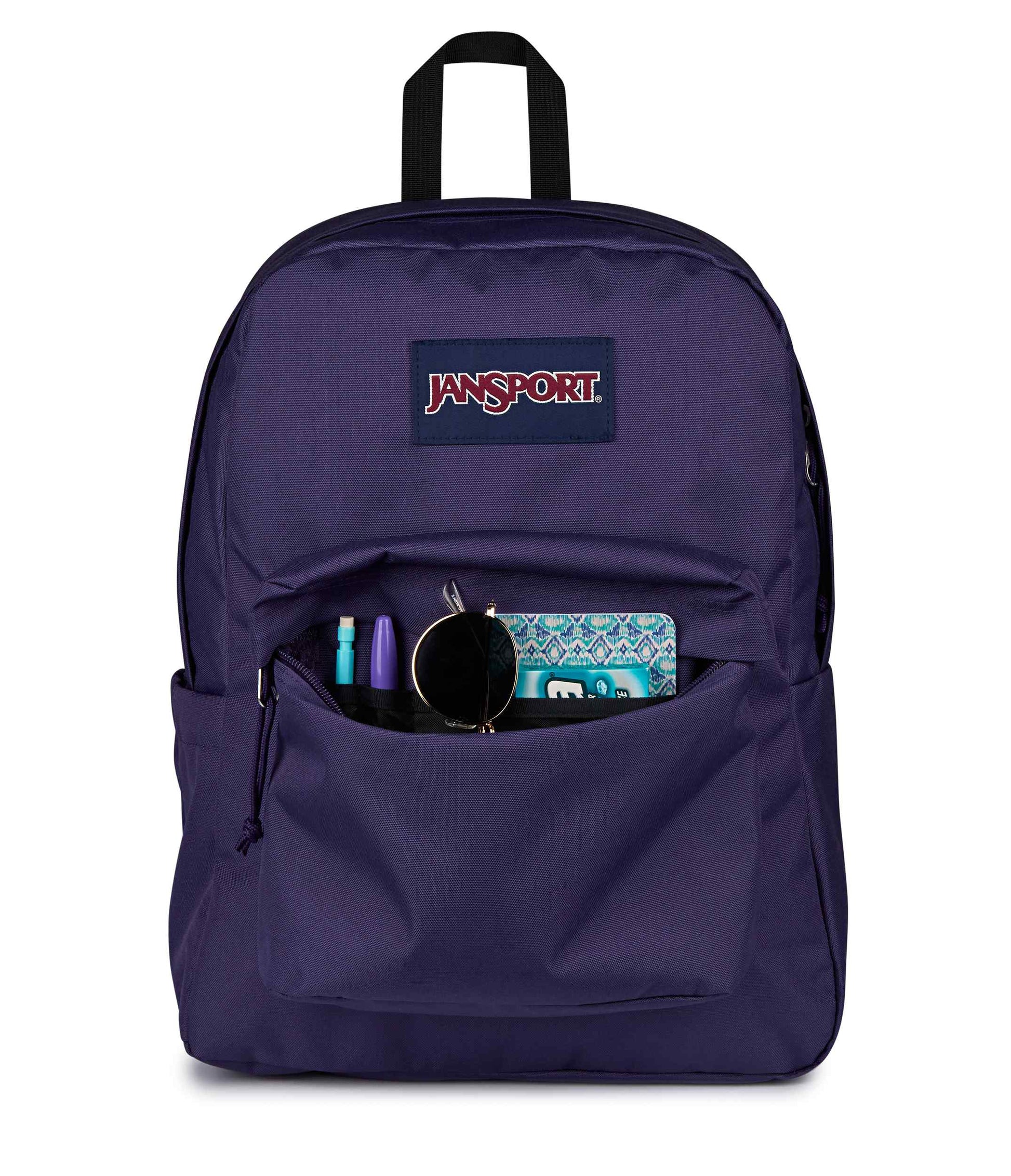 black and purple jansport backpacks W Right Pack Backpack ensuring your device stays safe and secure Superbreak Backpack Jansport Violet JanSport