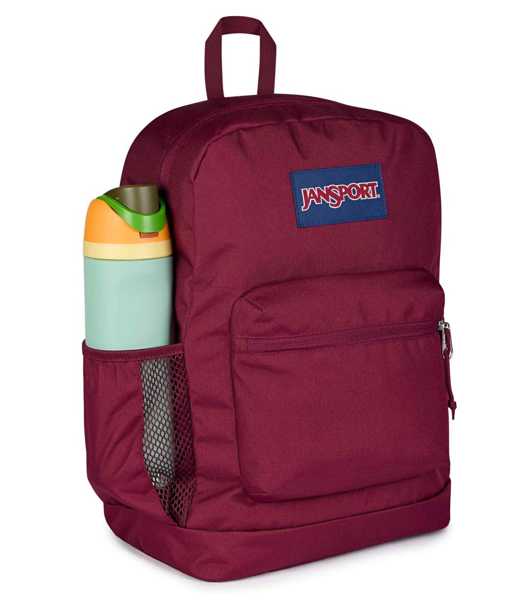 Cross Town Plus - Cherry lacquer | Jansport Europe – JanSport