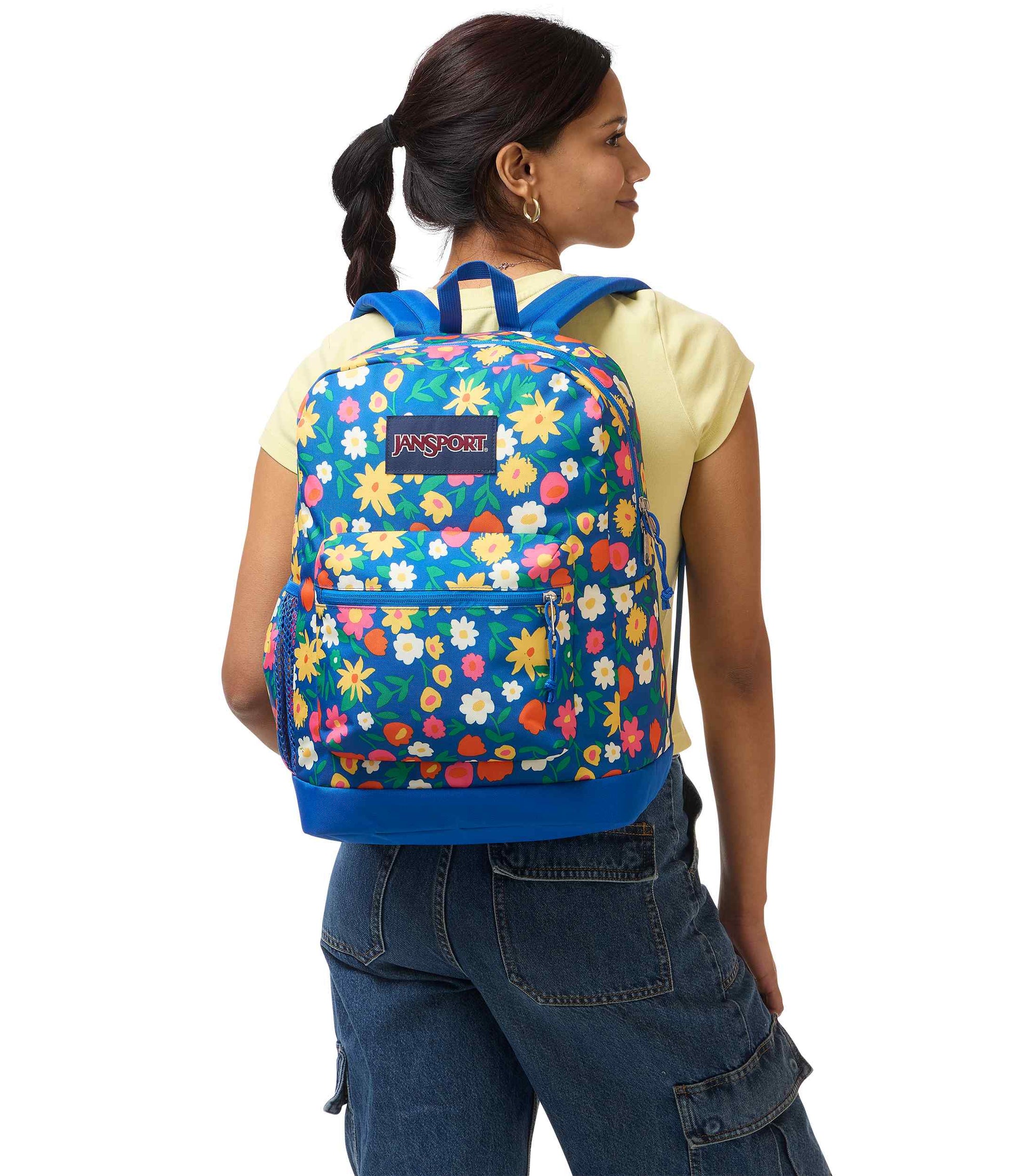 floral jansport backpacks Cross Town Plus - Flower Market