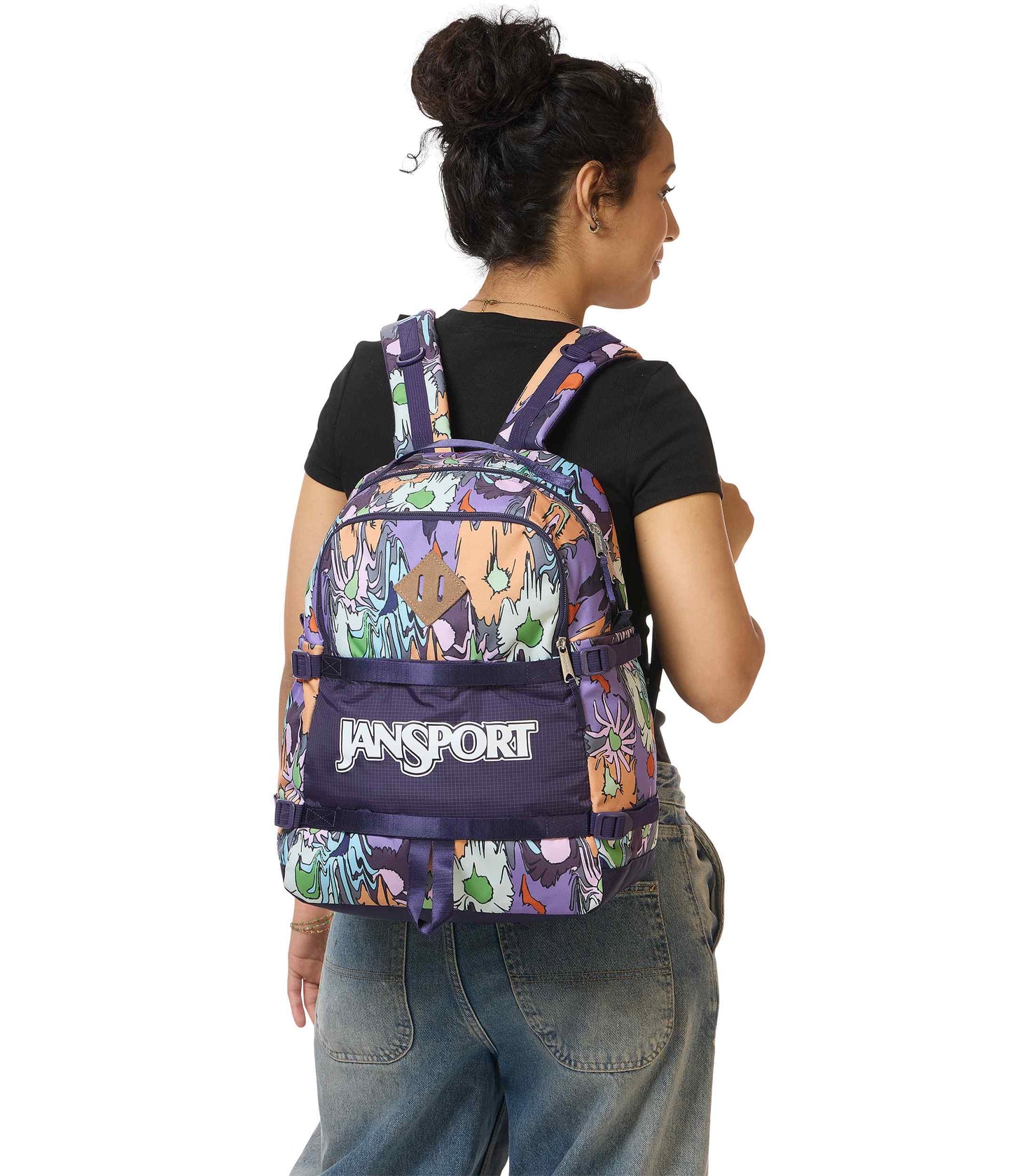 Small Seattle Pack - Melted Blooms Yellow | JanSport Europe