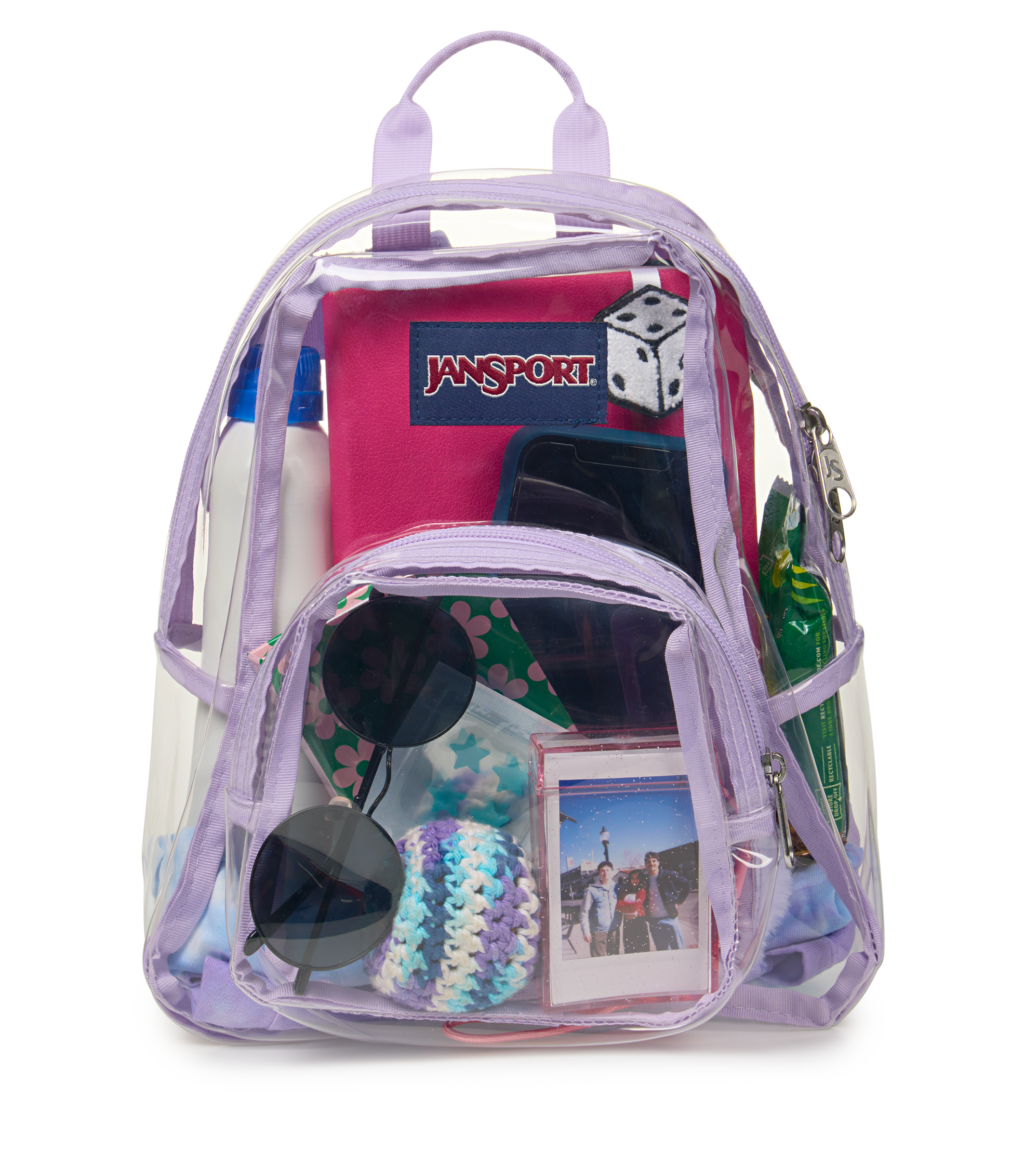 JanSport | Clear Mini Pack - Pastel Lilac
