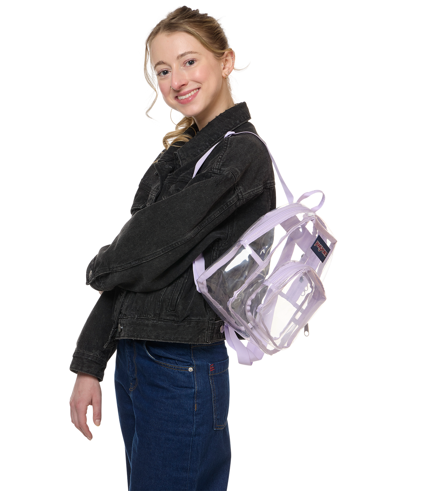 JanSport | Clear Mini Pack - Pastel Lilac