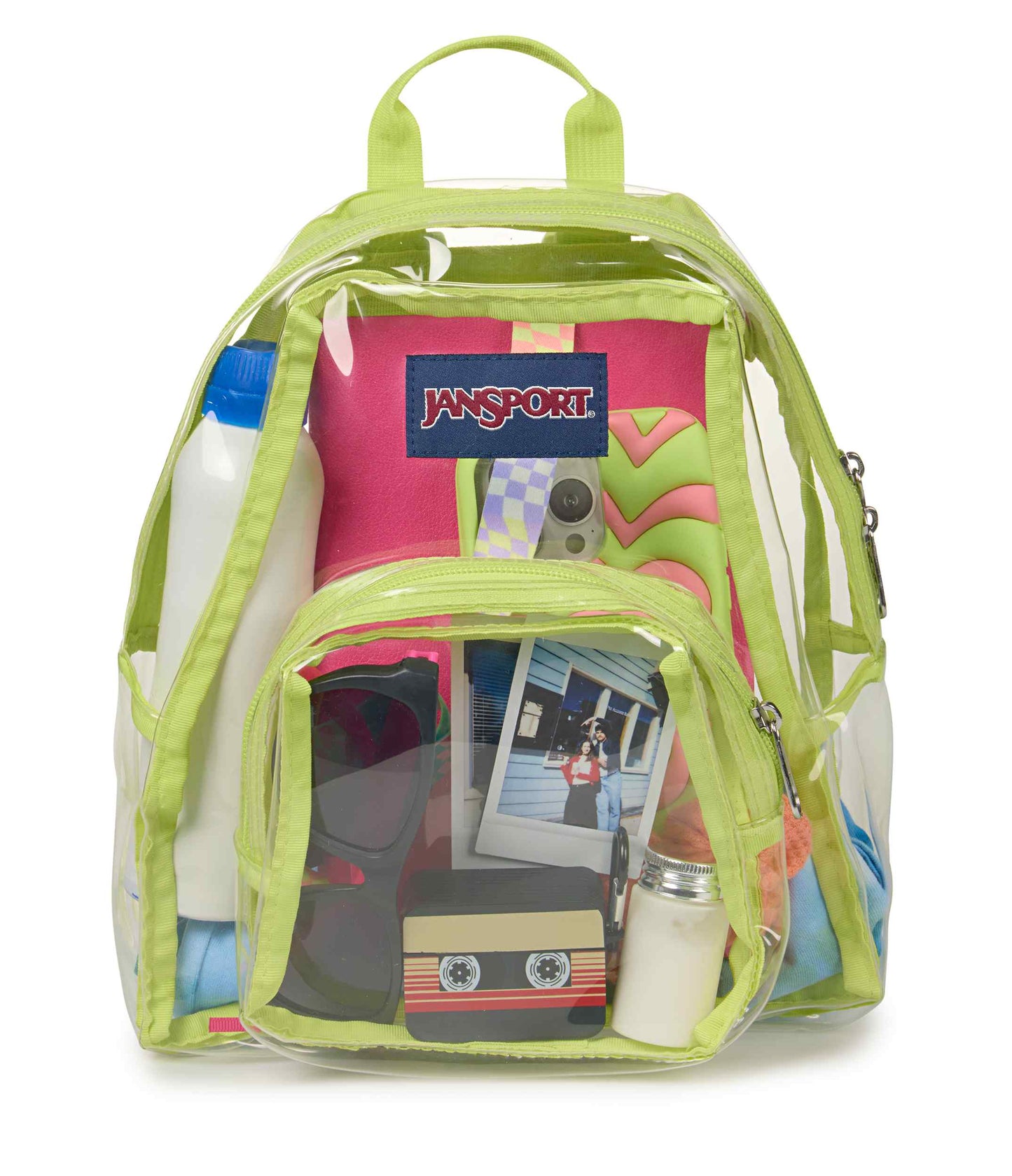 JanSport | Clear Mini Pack - Lime Citron