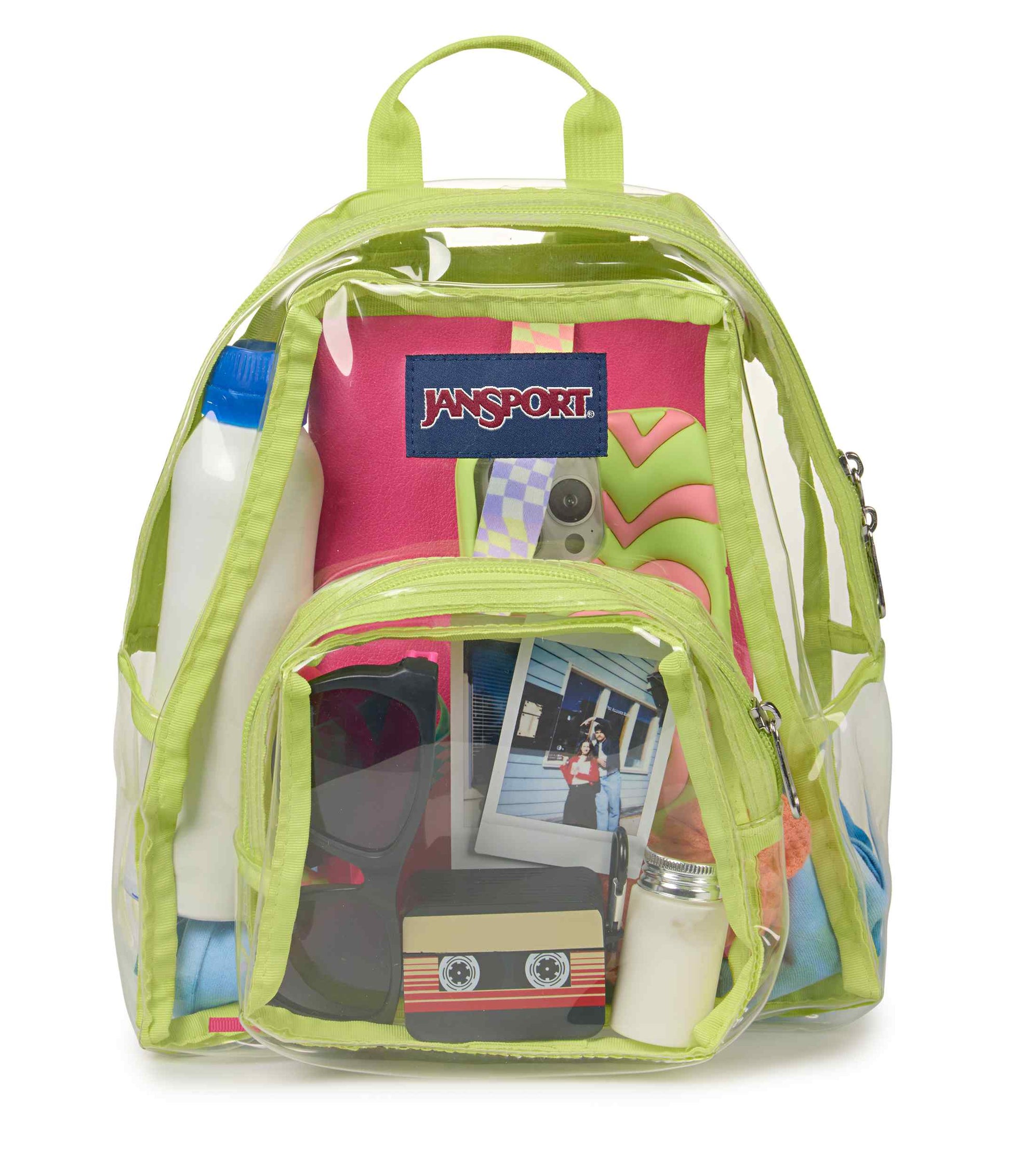 JanSport | Clear Mini Pack - Lime Citron