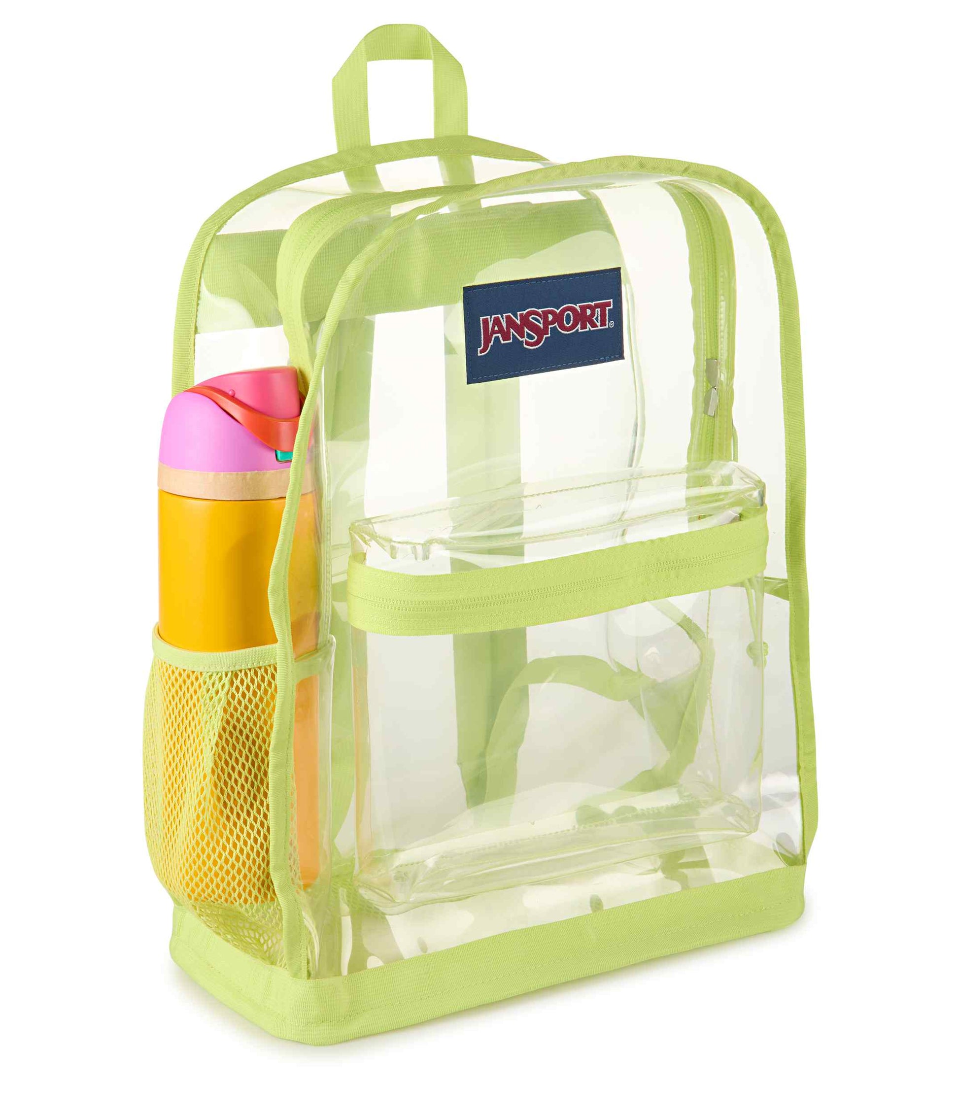 JanSport | Clear Pack - Lime Citron