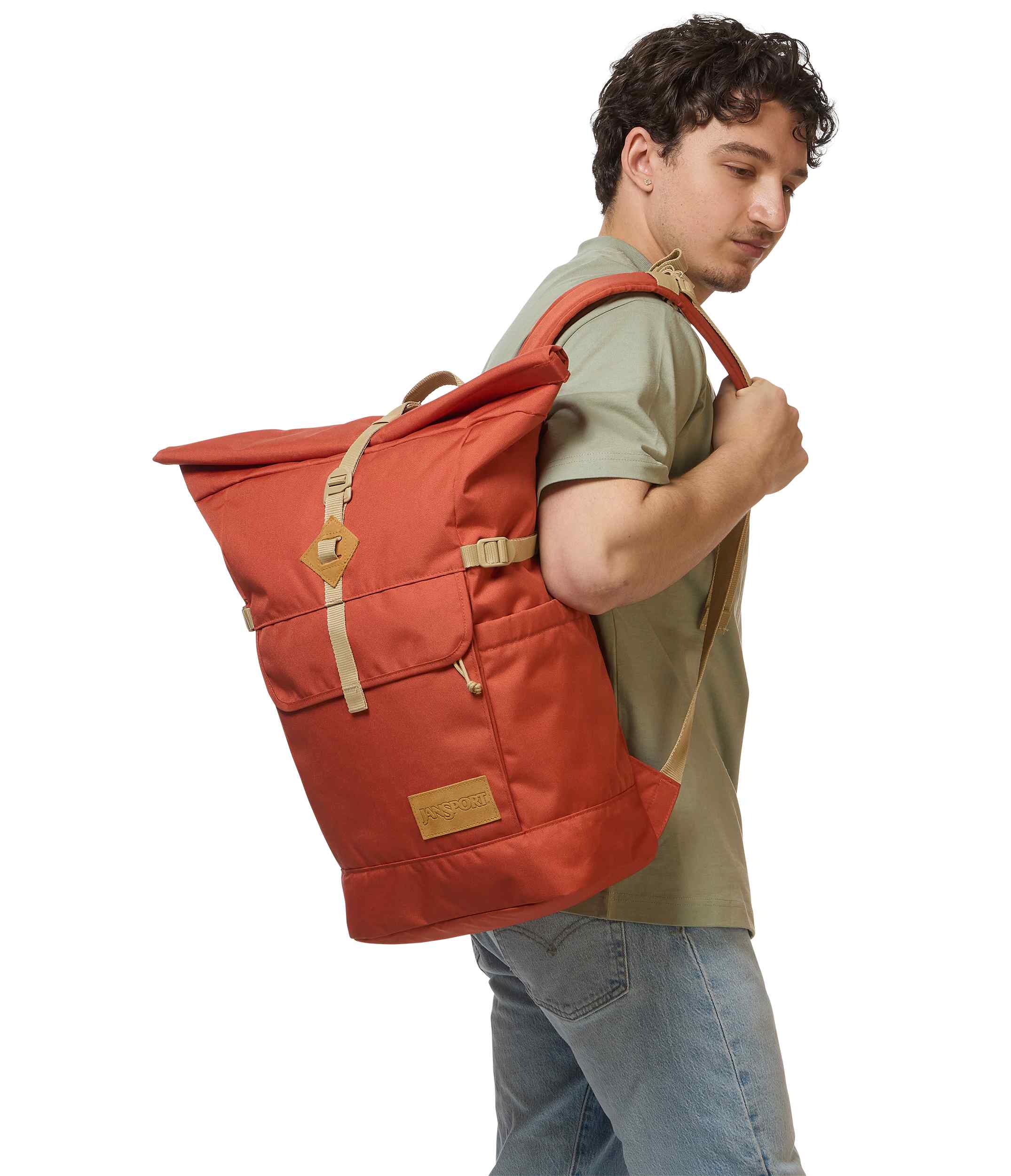 Hatchet Rolltop - Dune Red | JanSport Europe – JanSport Europe EU