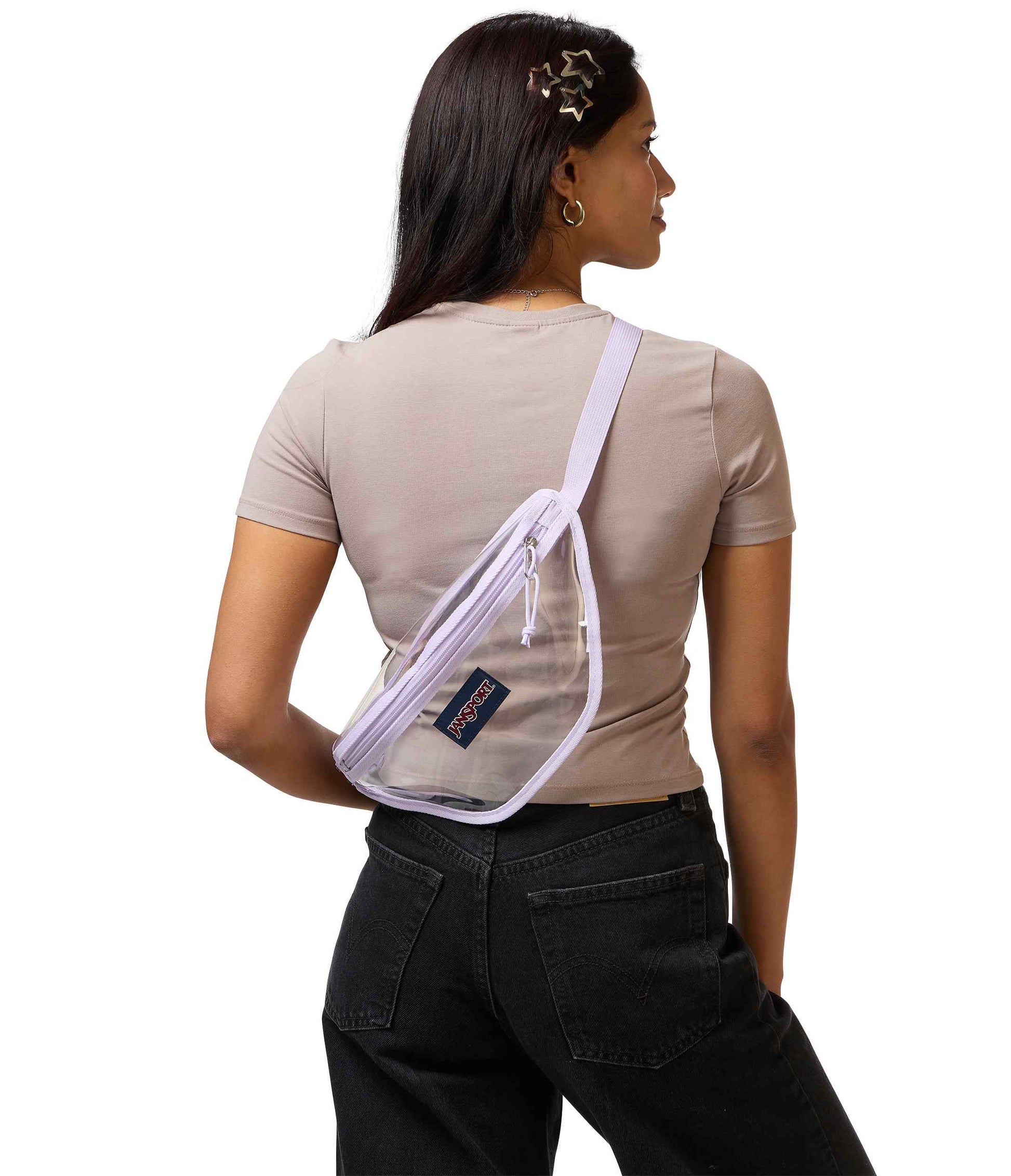 JanSport | Clear Waistpack - Pastel Lilac