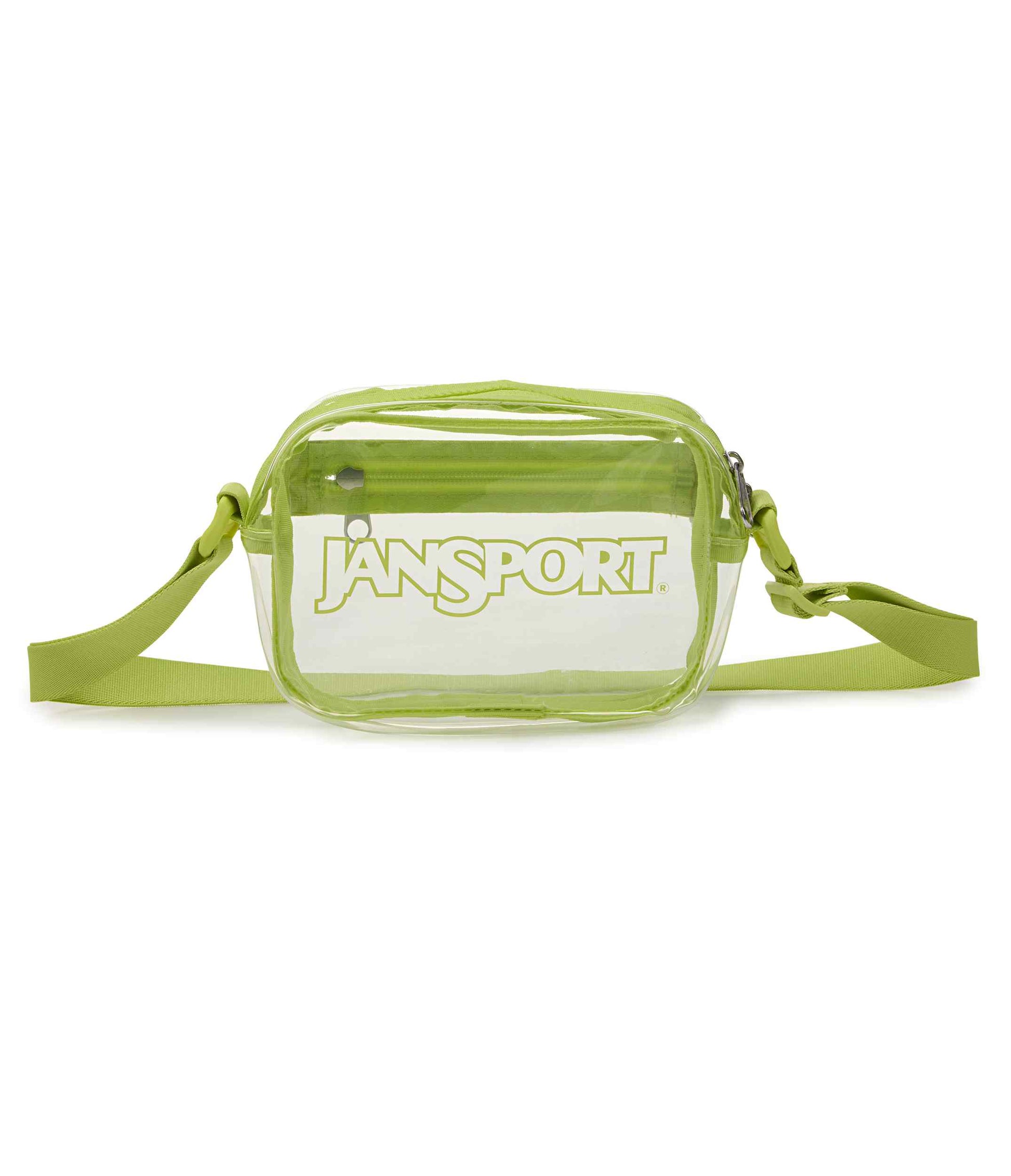 JanSport | Clear Crossbody - Lime Citron