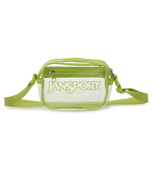 JanSport | Clear Crossbody - Lime Citron