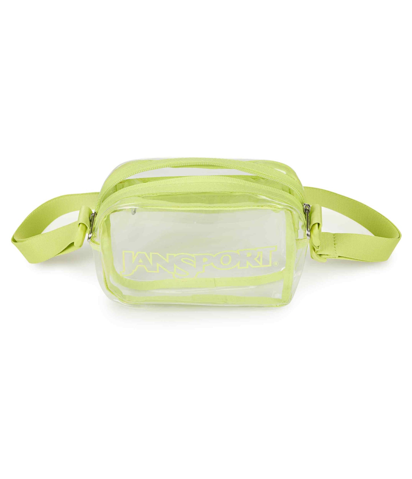 JanSport | Clear Crossbody - Lime Citron