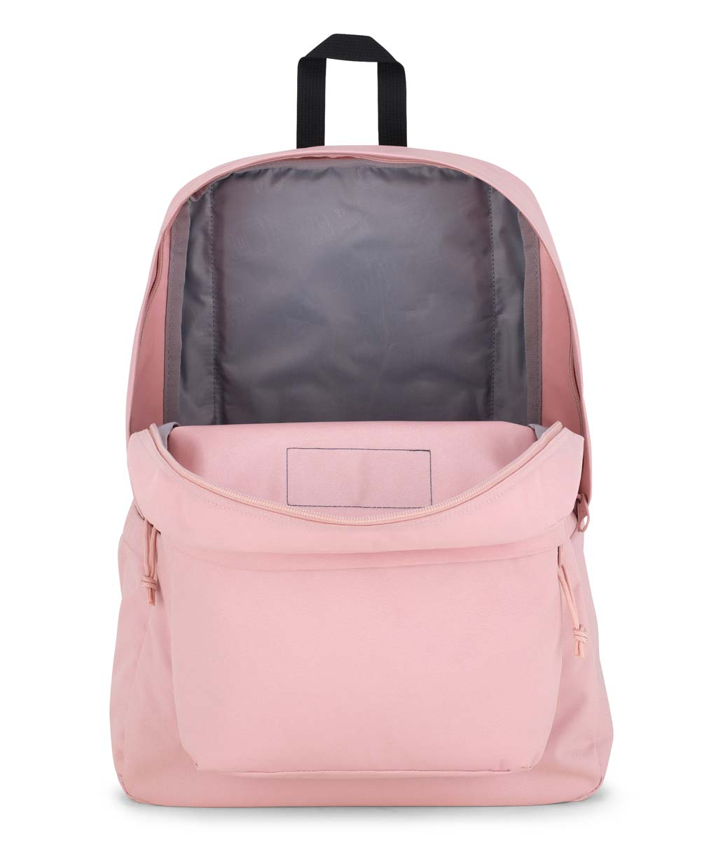 jansport backpack with roses 5 zippers SuperBreak - Misty Rose