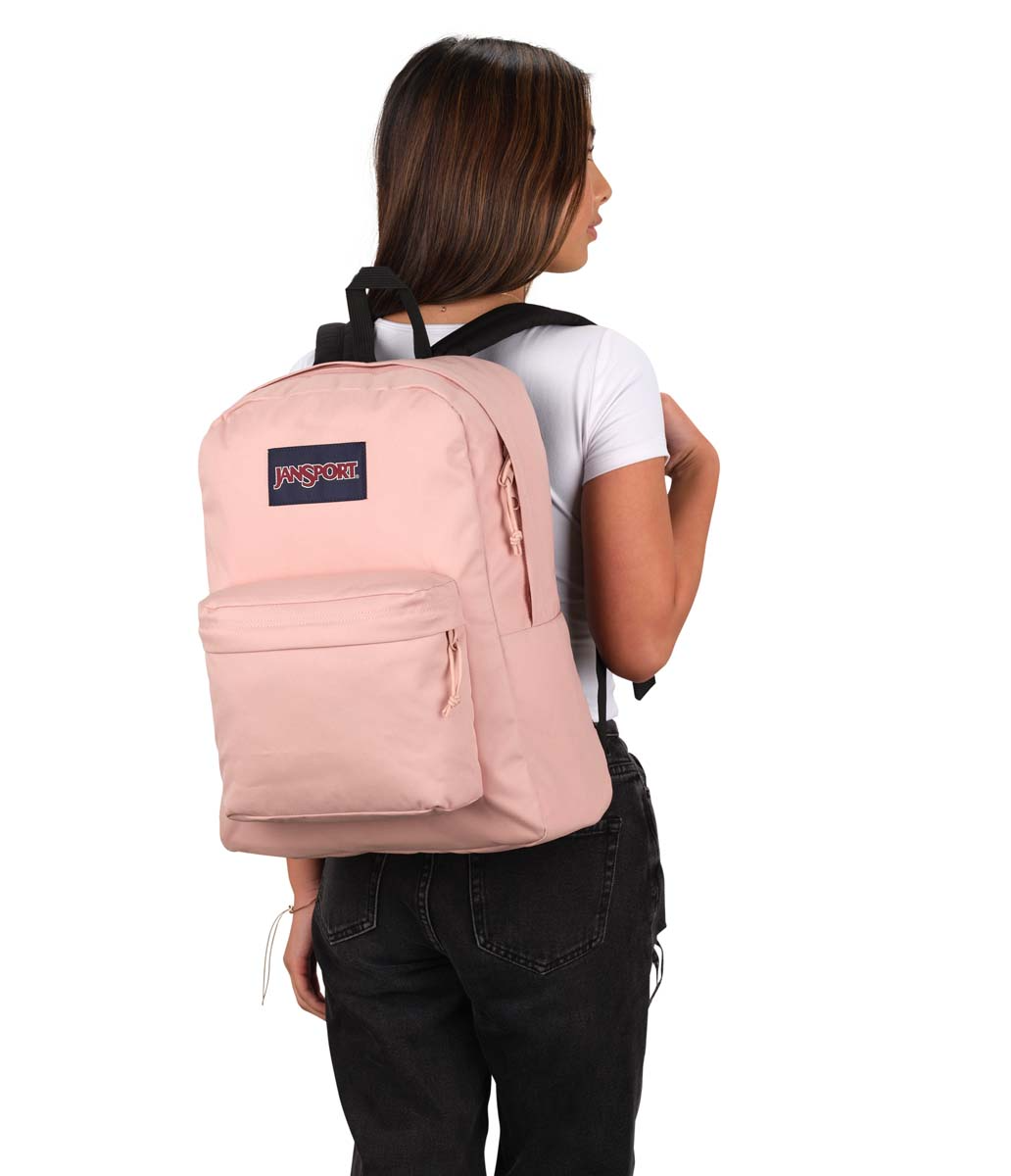 jansport backpack zipper stuck SuperBreak - Misty Rose
