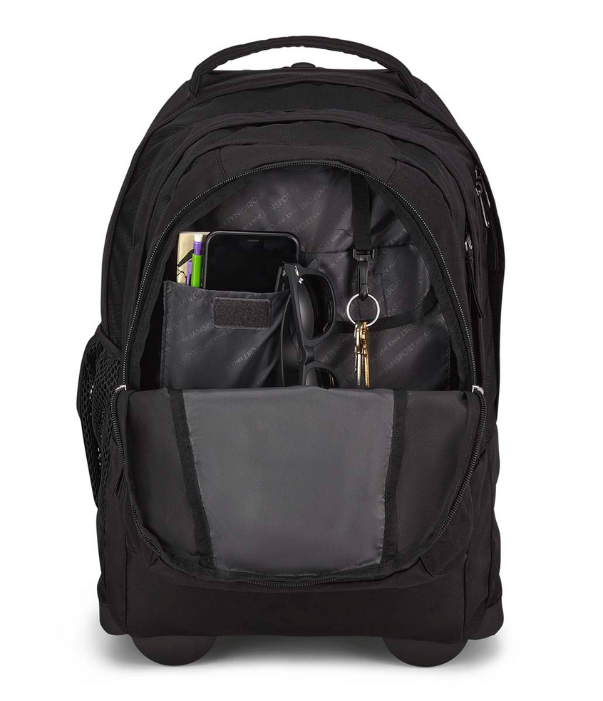 Black jansport backpack sales with laptop sleeve