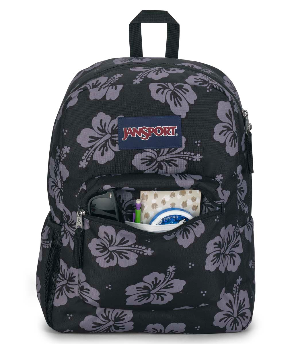 Jansport gray floral sales backpack