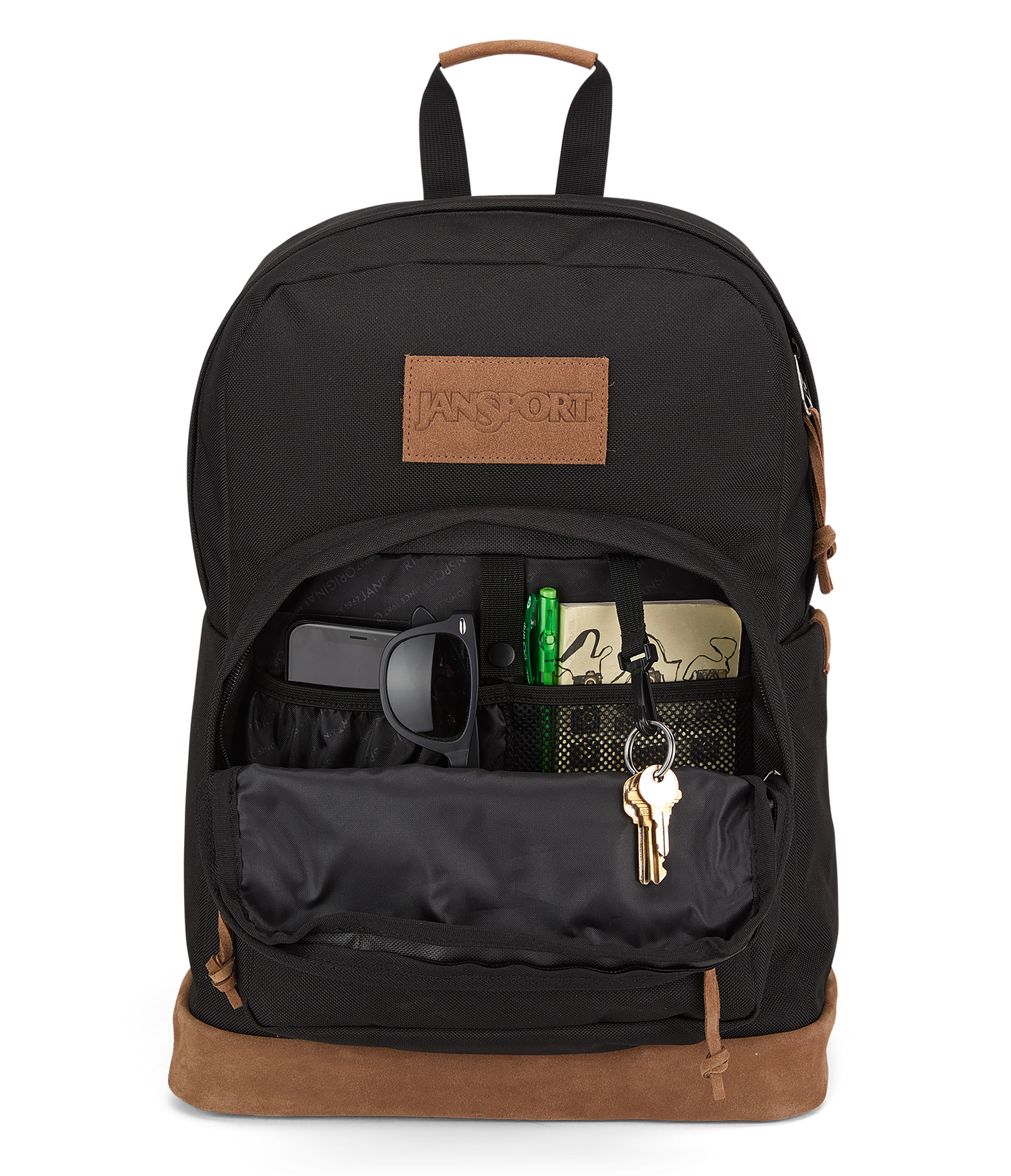 JanSport Europe RIGHT PACK PREMIUM Backpack BLACK