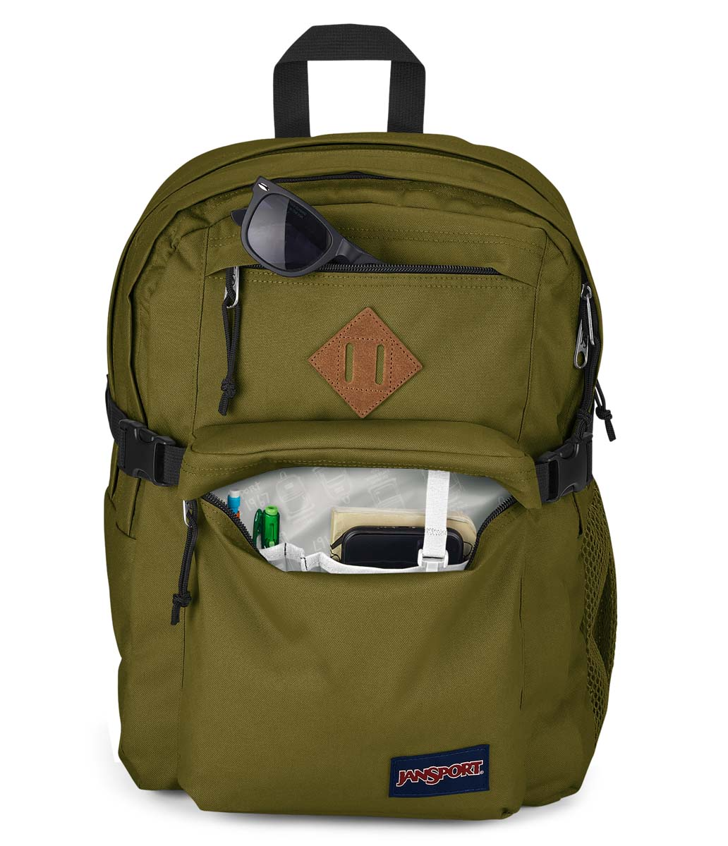 Jansport army green backpack best sale
