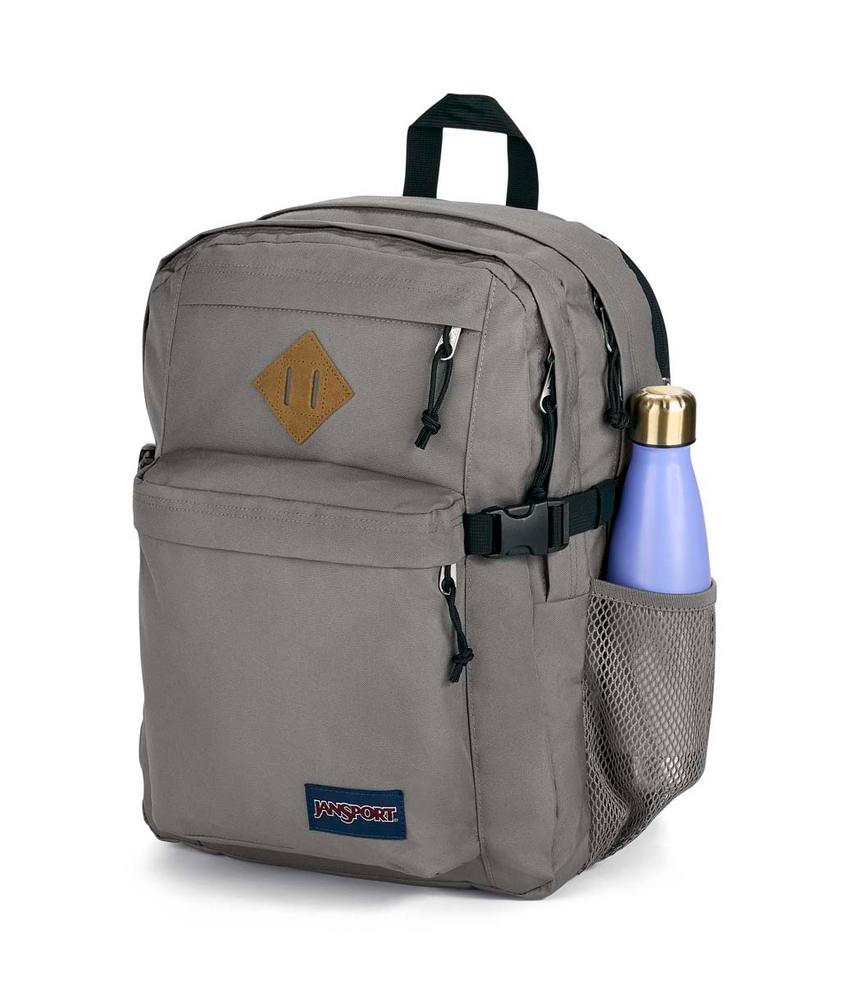 Grey jansport backpack deals