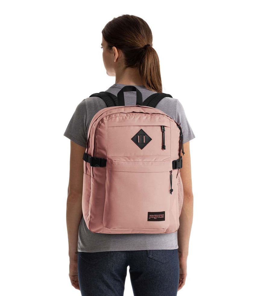 JanSport Unisex SuperBreak Backpack School Bag Misty Rose Pink