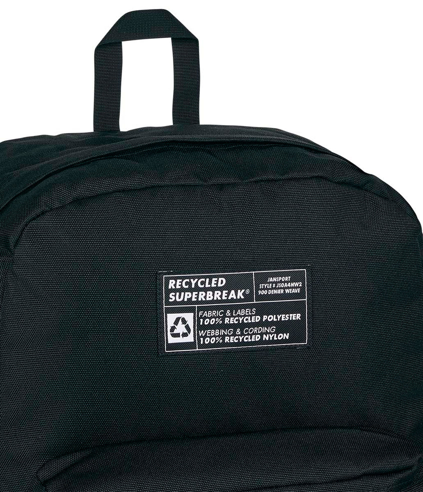 JanSport Europe RECYCLED  SUPERBREAK Backpack BLACK