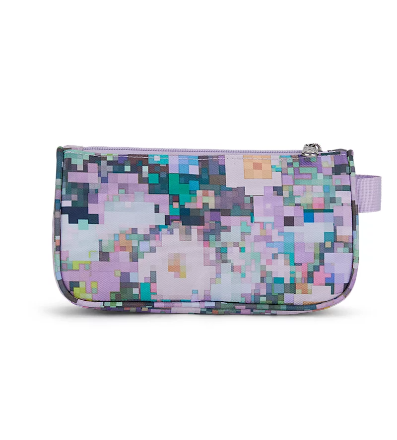 JANSPORT MEDIUM ACCESSORY POUCH 8 BIT FLORAL